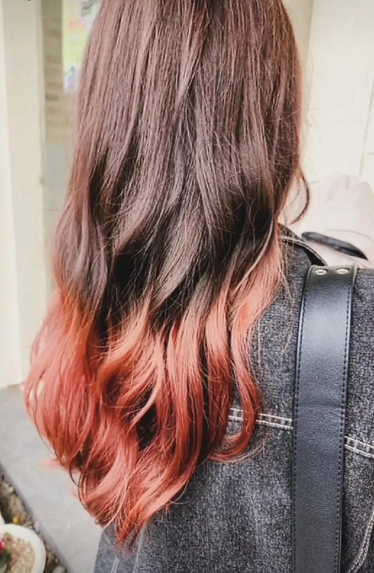 セミロング カラー 古橋 瑞希のヘアスタイル
