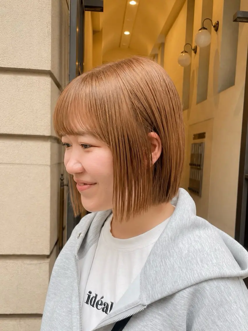 ショート カット ヘアカラー 野町好花 レイヤー/髪質改善のヘアスタイル