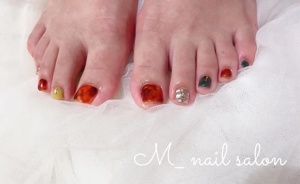 ネイル フットネイル M_ nail salonのネイルデザイン