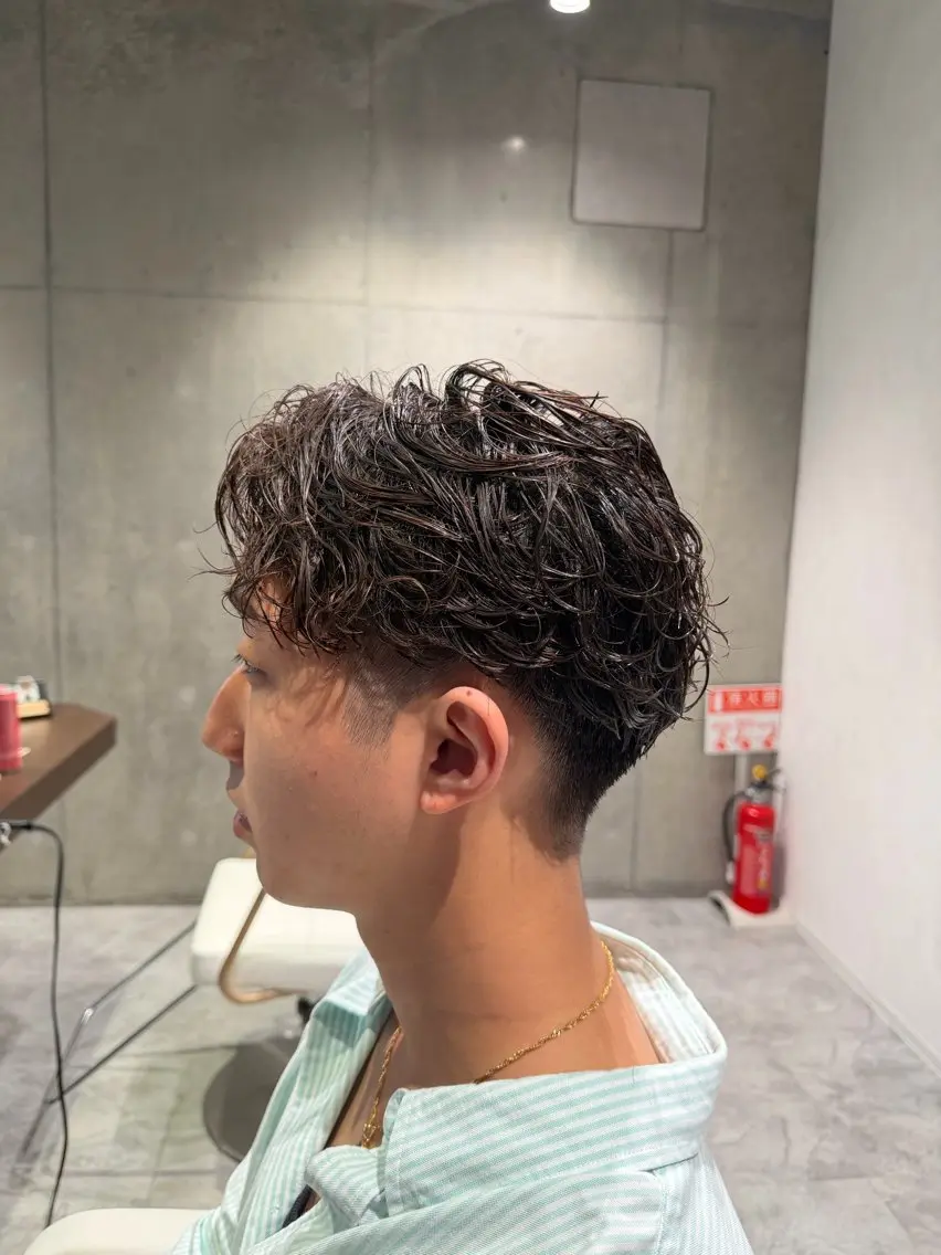 ショート パーマ メンズ/レイヤー ✨辻 日向のヘアスタイル