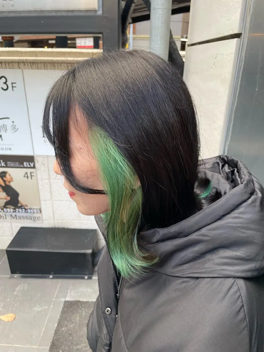 カラー ヘアカラー カラーブリーチ特化 石原勇希のヘアスタイル