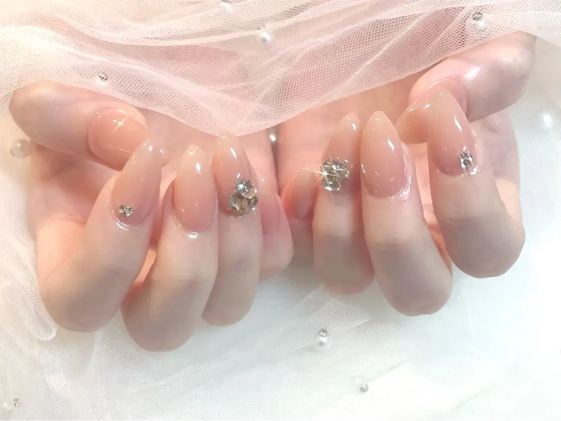 ネイル ジェルネイル オフィスネイル ワンカラーネイル ピンク ピンクベージュ ハンドネイル ANDY💫 KANONのネイルデザイン