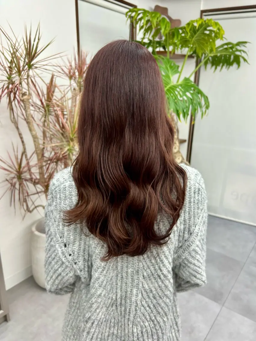 ロング ヘアカラー トリートメント 田村 雪華のヘアスタイル