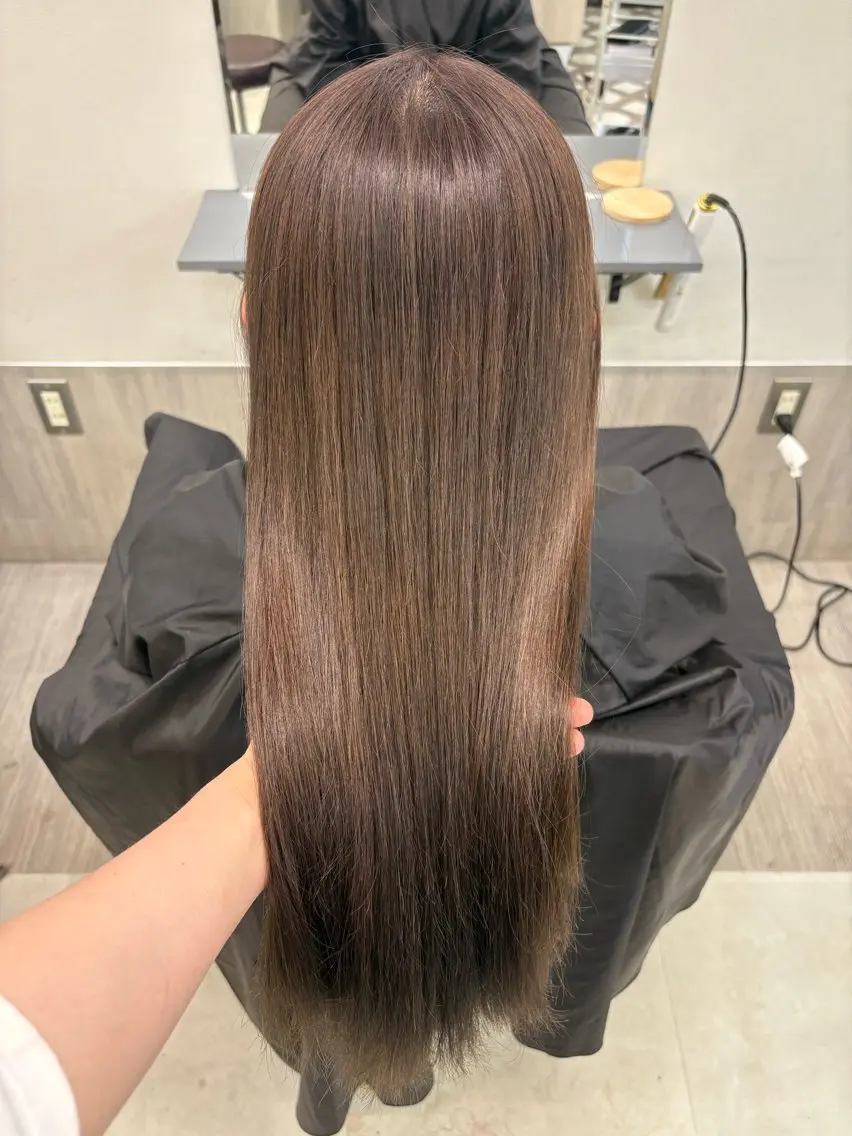 ロング カラー やわらかハイトーン‪ 🎀💭sakuraのヘアスタイル