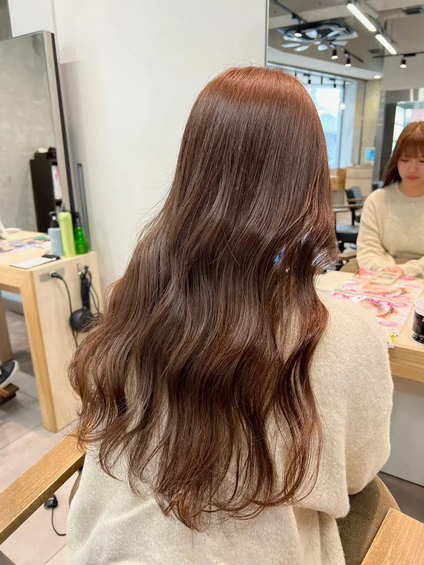 ロング カラー カット 縮毛矯正 🌞レイヤー×カラー 前川那津美🌞のヘアスタイル