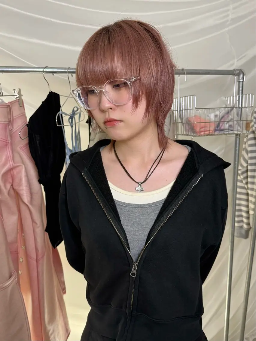 カラー ベージュカラー ピンクカラー ピンクベージュ ヘアカラー トリートメント 暖色ハイトーン特化 ✨️シンジのヘアスタイル