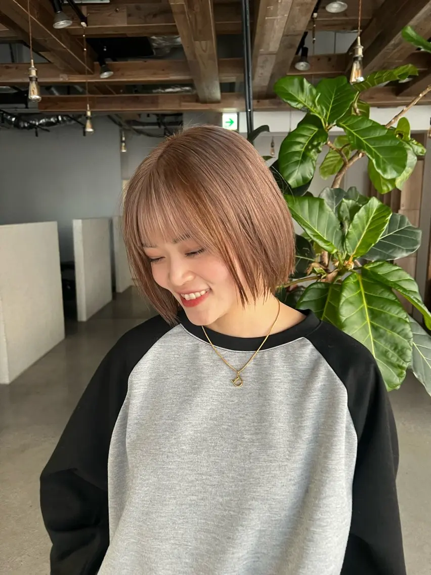 ショート ボブ 松井 涼馬のヘアスタイル