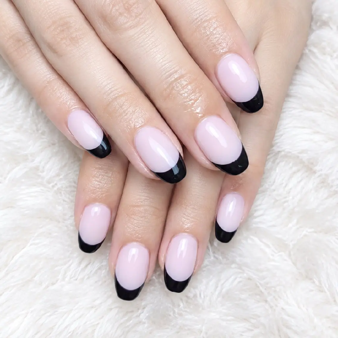 ネイル フレンチネイル ピンク ハンドネイル WB,nail 🤍 KOKORO のネイルデザイン