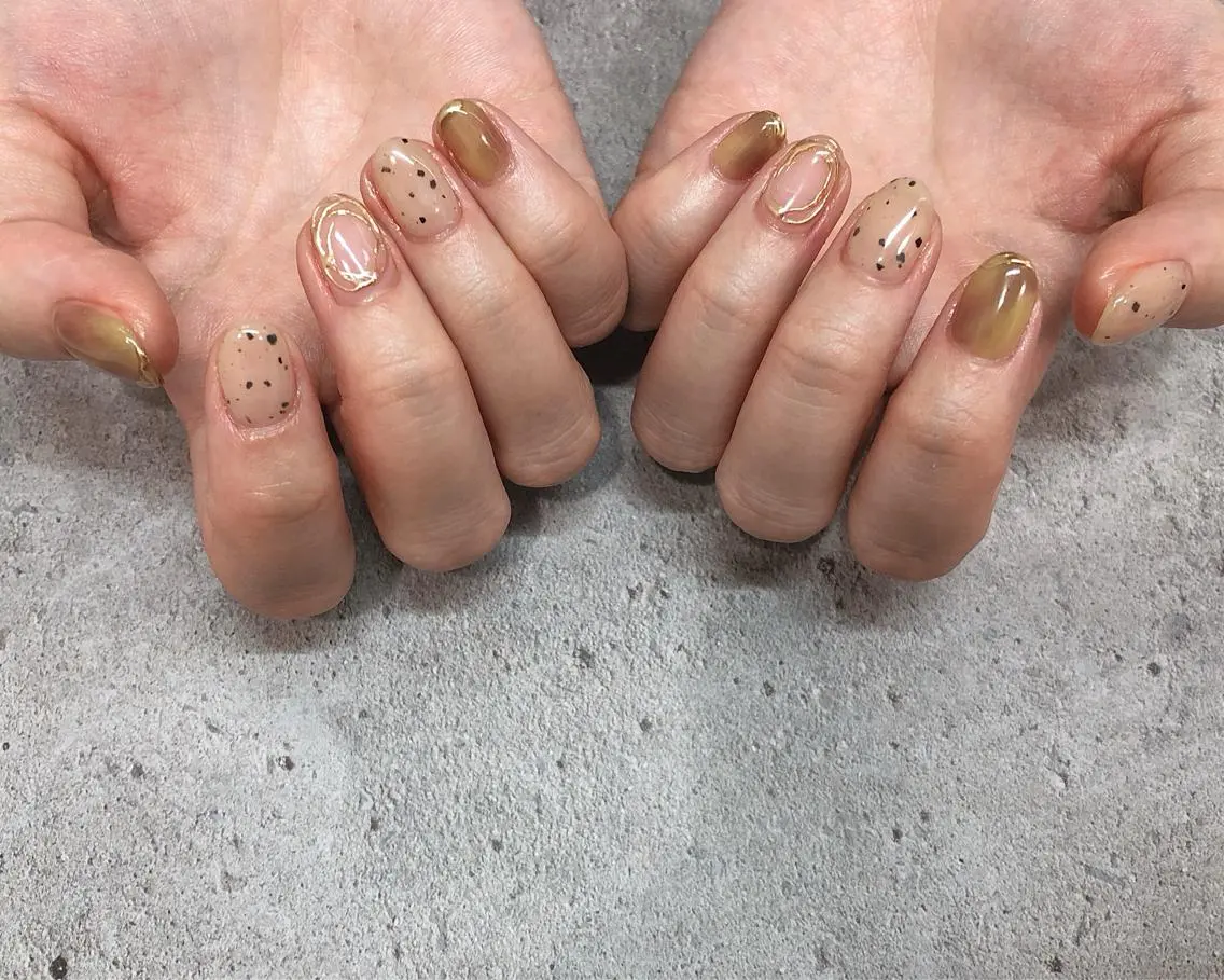 ネイル ピスタチオネイル ハンドネイル saki_ nail heronのネイルデザイン