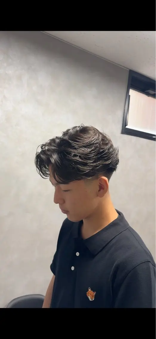 パーマ メンズ 「曲がる縮毛矯正」 メンズパーマ職人馬場のヘアスタイル