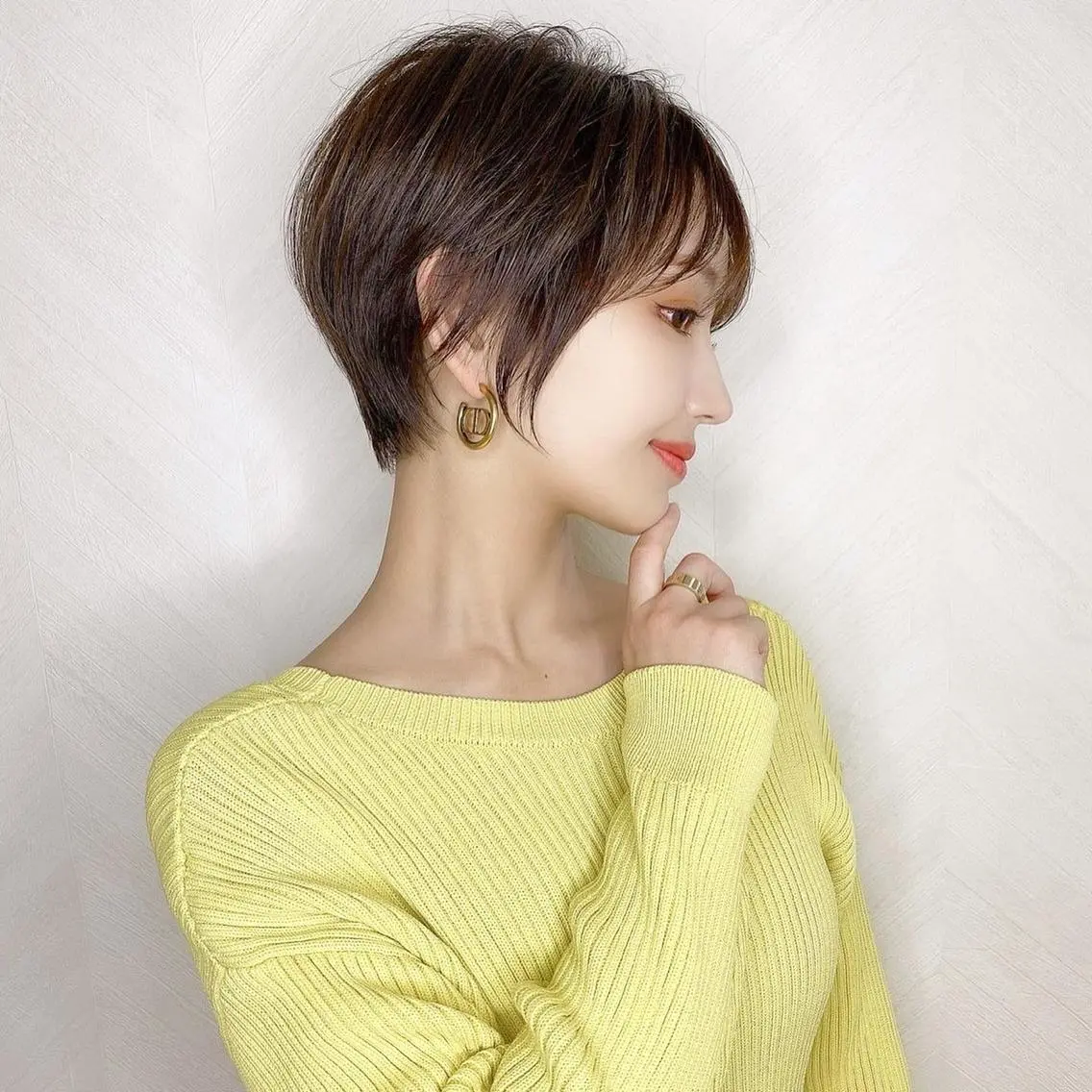 ショート カラー カット ヘアカラー トリートメント 🌟モテ髪ショート 🌟店長 津賀涼のヘアスタイル