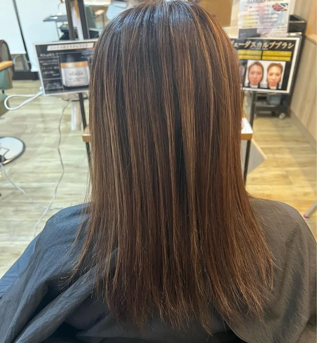 カラー 永見 すず佳のヘアスタイル
