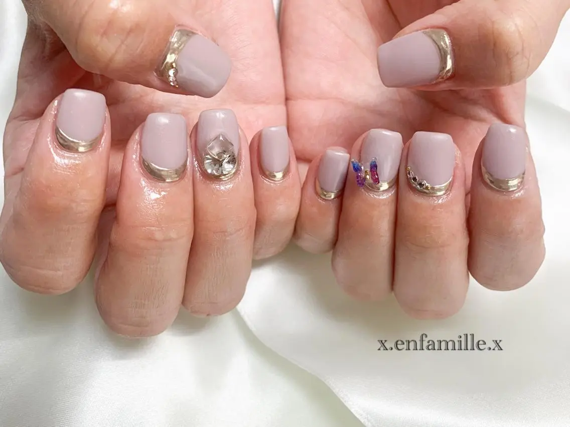 ネイル ハンドネイル nail salon en familleのネイルデザイン