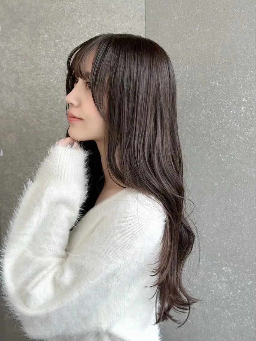 ロング Ruri縮毛矯正 酸性ストレートのヘアスタイル