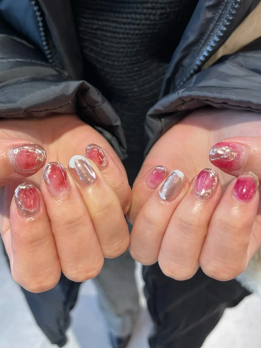 ネイル ガーリーネイル hiroka🩰🎀のネイルデザイン