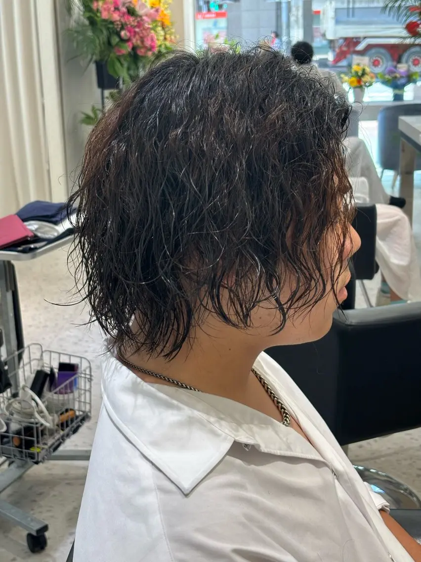 パーマ メンズ 山田 ひかりのヘアスタイル