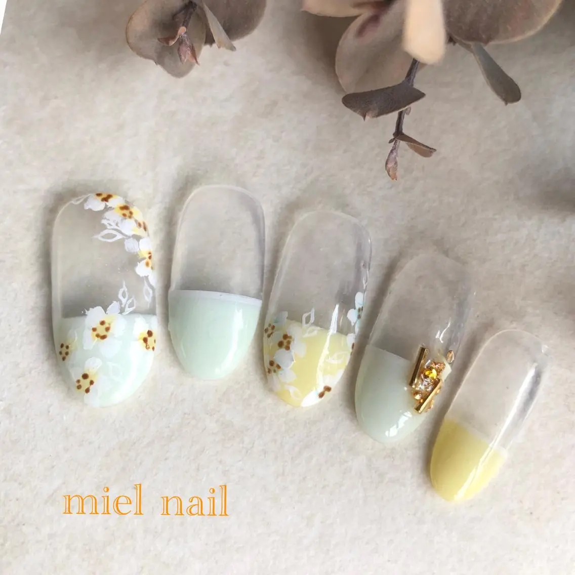 ネイル ハンドネイル miel nailのネイルデザイン