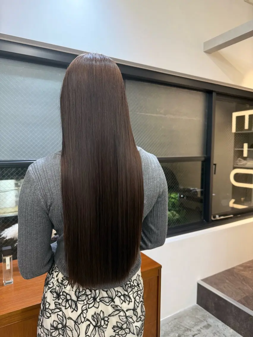 ロング カラー 髪質改善 カット 縮毛矯正 soa.ママ美容師 寺田典子のヘアスタイル