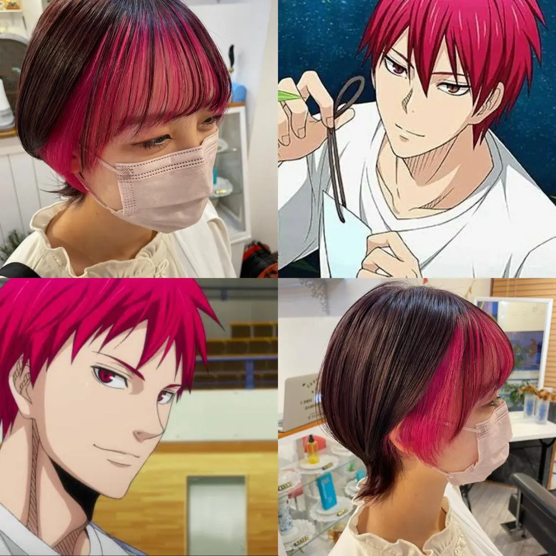 インナーカラー+似合わせカット💫 ケアブリーチ付き💫【アニメカラー 推しカラー ダブルカラー 池袋】の写真