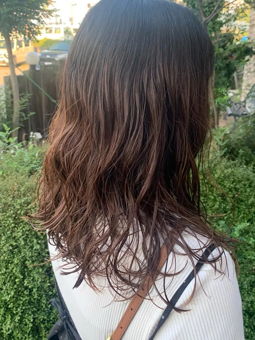 ミディアム パーマ Hair vita Namiのヘアスタイル