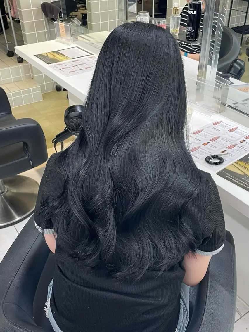 カラー カット ヘアカラー トリートメント 🖤レイヤーカット｜ 艶髪｜韓国styleのヘアスタイル