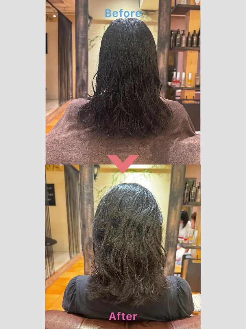 ミディアム SHO ✂︎のヘアスタイル