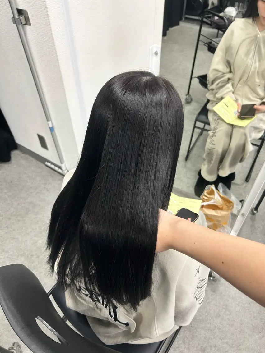 ロング カラー ヘアアレンジ メンズ トリートメント さくら🍒 暖色カラー/髪質改善のヘアスタイル