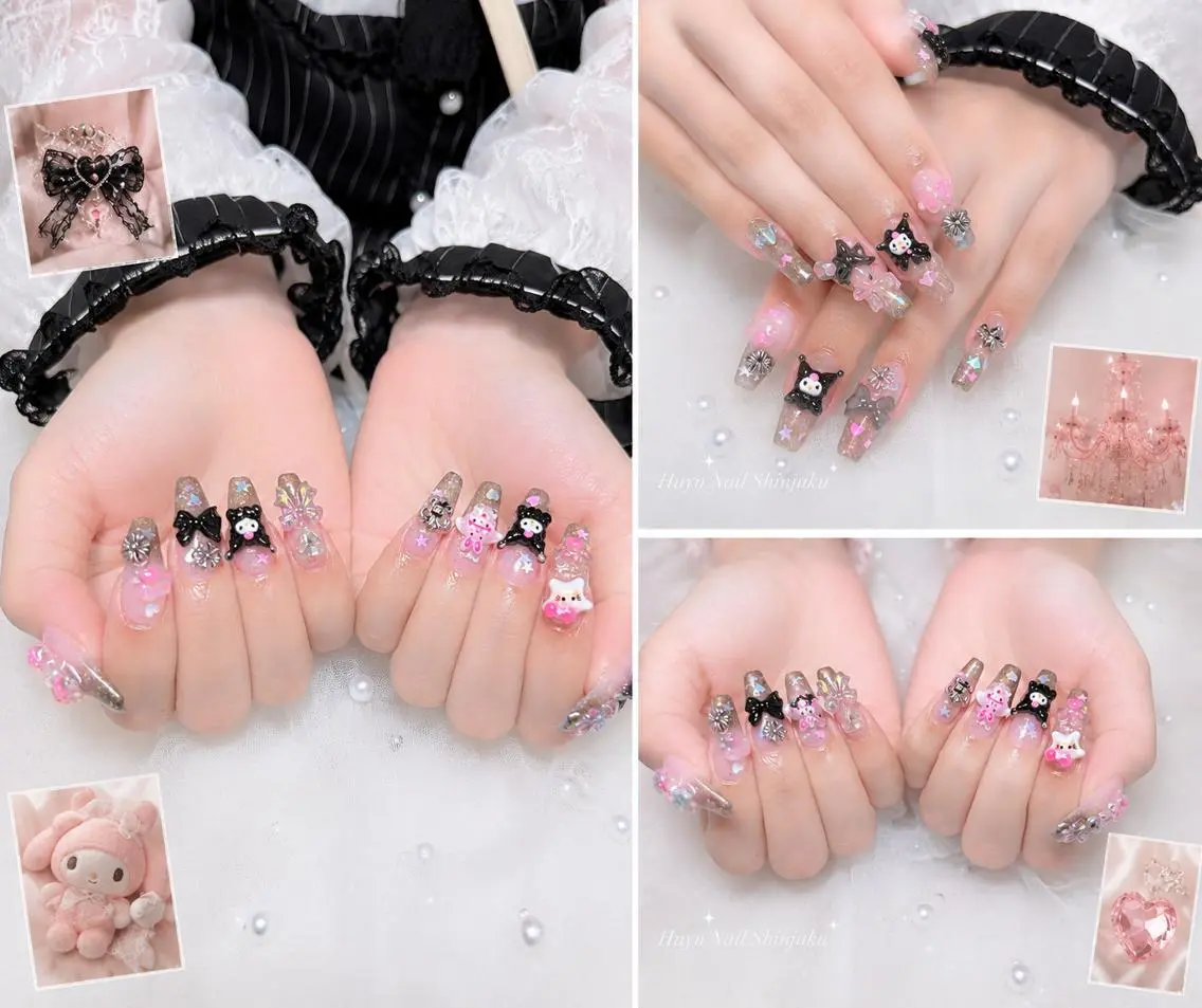ネイル フットネイル ジェルネイル 韓国ネイル マグネットネイル 持ち込み ハンドネイル Huyn Nail Shinjyukuのネイルデザイン
