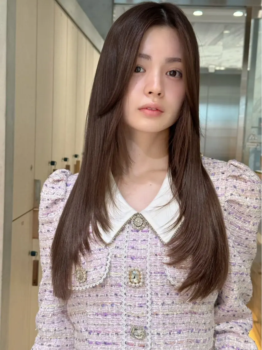 ロング カラー ヘアアレンジ ⭐️巻ける縮毛矯正/ レイヤー to-kiのヘアスタイル