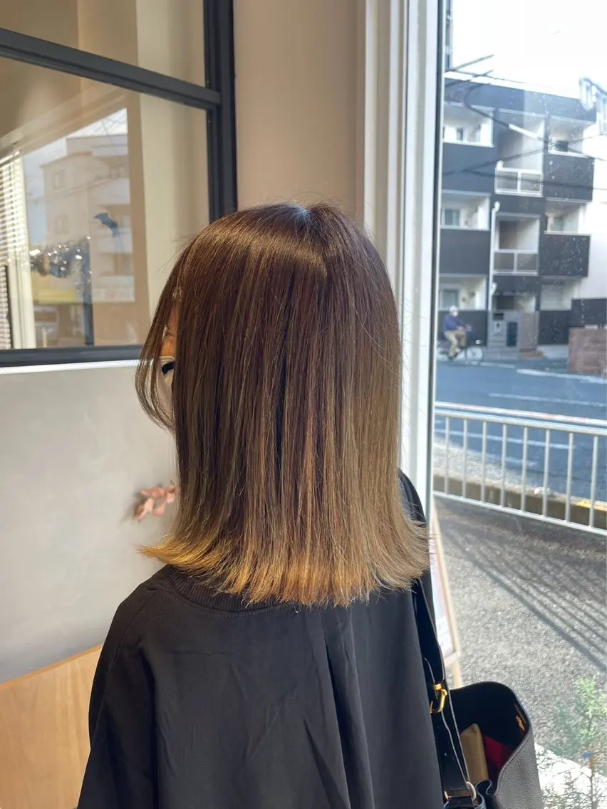 カラー グラデーションカラー 高槻No. 1美髪 矯正🫧/中本輝人のヘアスタイル