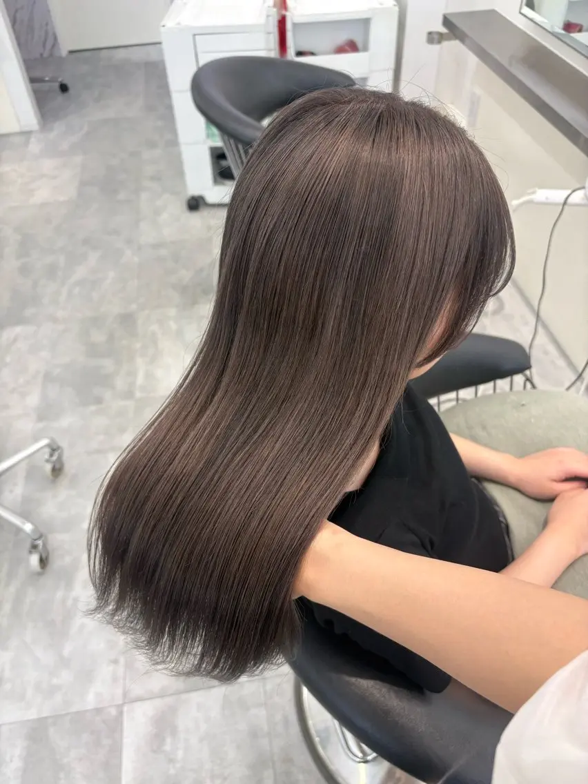 セミロング カラー ヘアカラー Parve Mix/ 平 奈果🎀のヘアスタイル