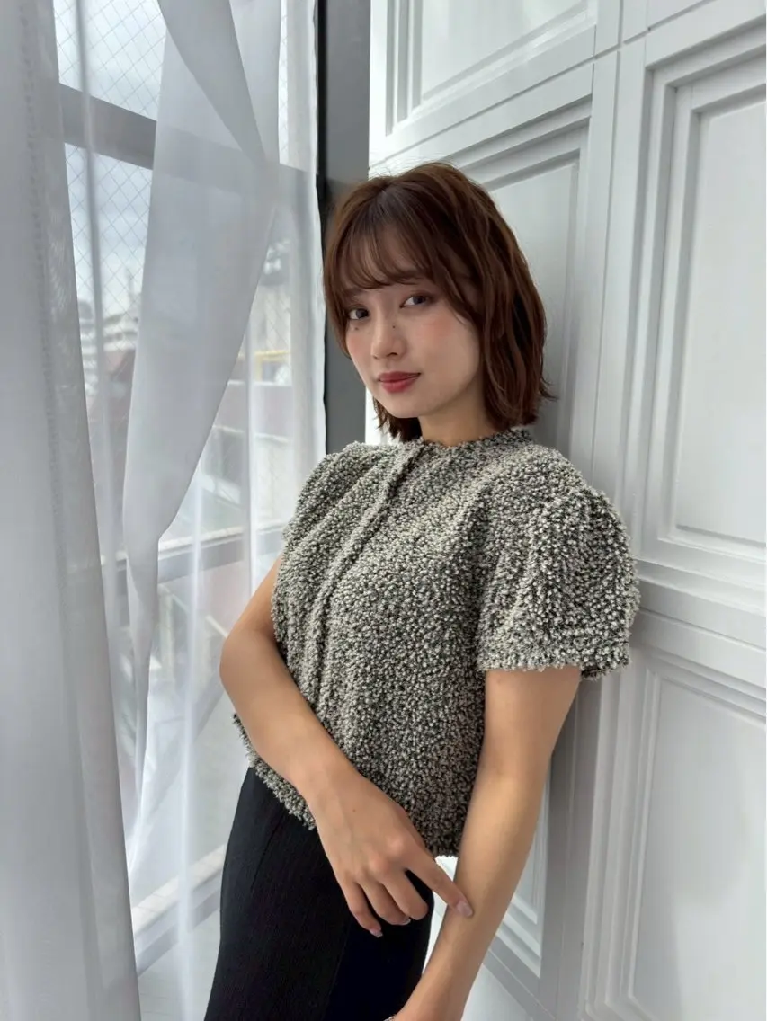 ミディアム カット ヘアカラー トリートメント _WHITE 天神店のヘアスタイル