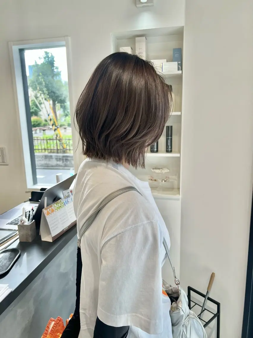 ショート カット トリートメント 黒阪 なみのヘアスタイル