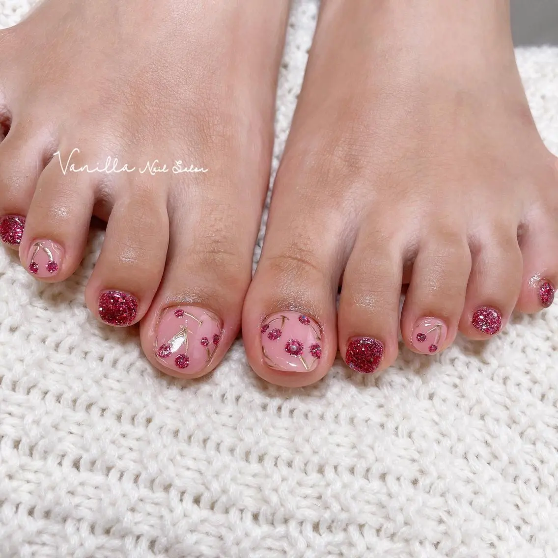 ネイル フットネイル Vanilla nail salonのネイルデザイン