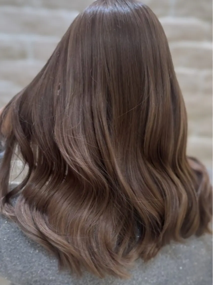 カラー 透明感カラー 韓国風カラー ヘアカラー 透明感カラー🩷 Nozomiのヘアスタイル