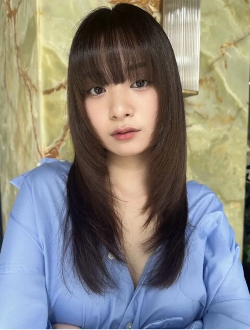 カラー 川東 惟来のヘアスタイル