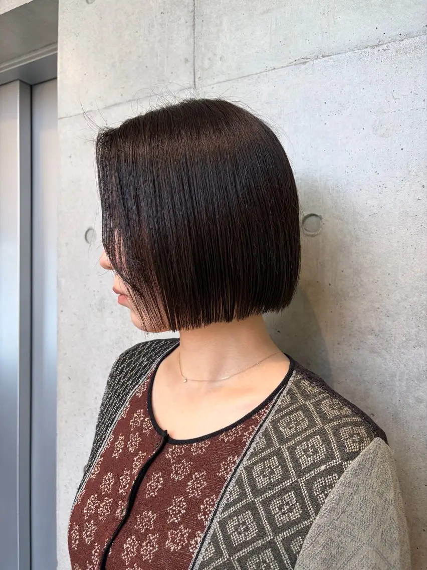 ショート カラー ヘアアレンジ カット ヘアカラー トリートメント ボブ艶モテカラー🫧 カリンのヘアスタイル