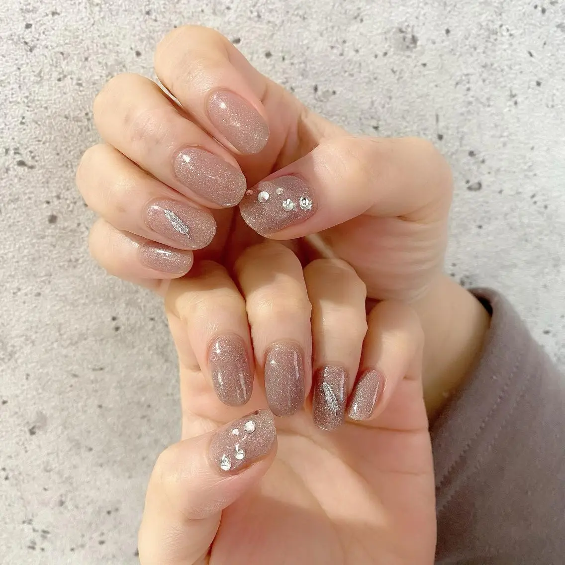 セミロング カラー パーマ ヘアアレンジ メンズ キッズ ネイル マツエク・マツパ ハンドネイル Salon Ｋのネイルデザイン