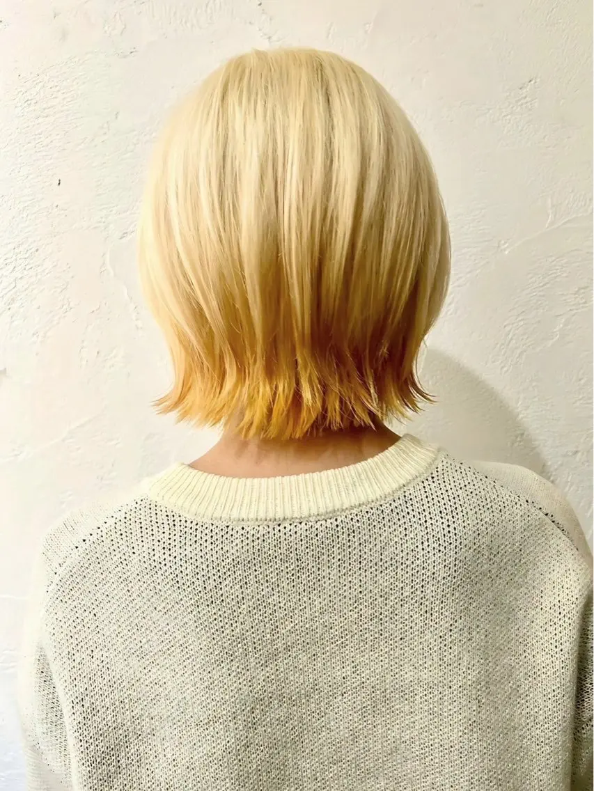 ミディアム カラー 川原 瑠茄のヘアスタイル