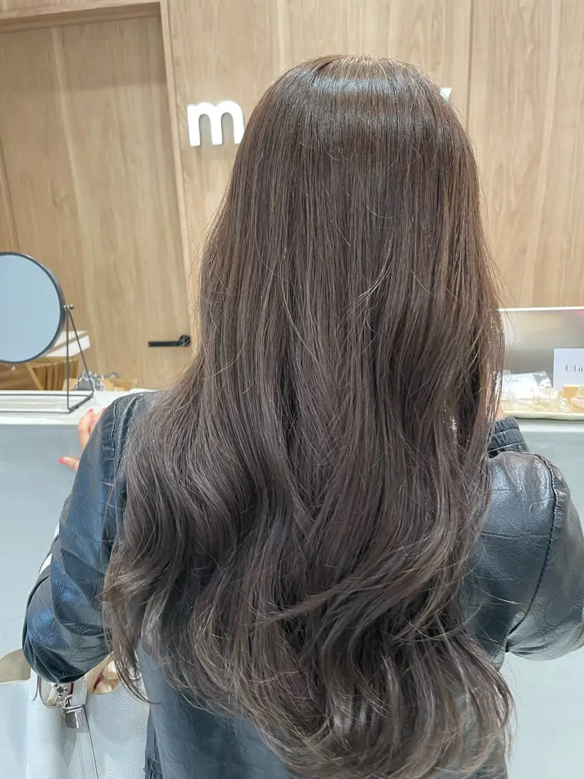 ロング カラー ベージュカラー ヘアカラー トリートメント 半個室女性salon 🩰Natsumiのヘアスタイル