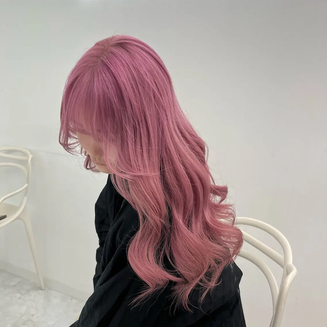 ロング カラー パーマ ヘアアレンジ メンズ ヘアカラー ♡ 𝐑𝐈𝐎♡のヘアスタイル
