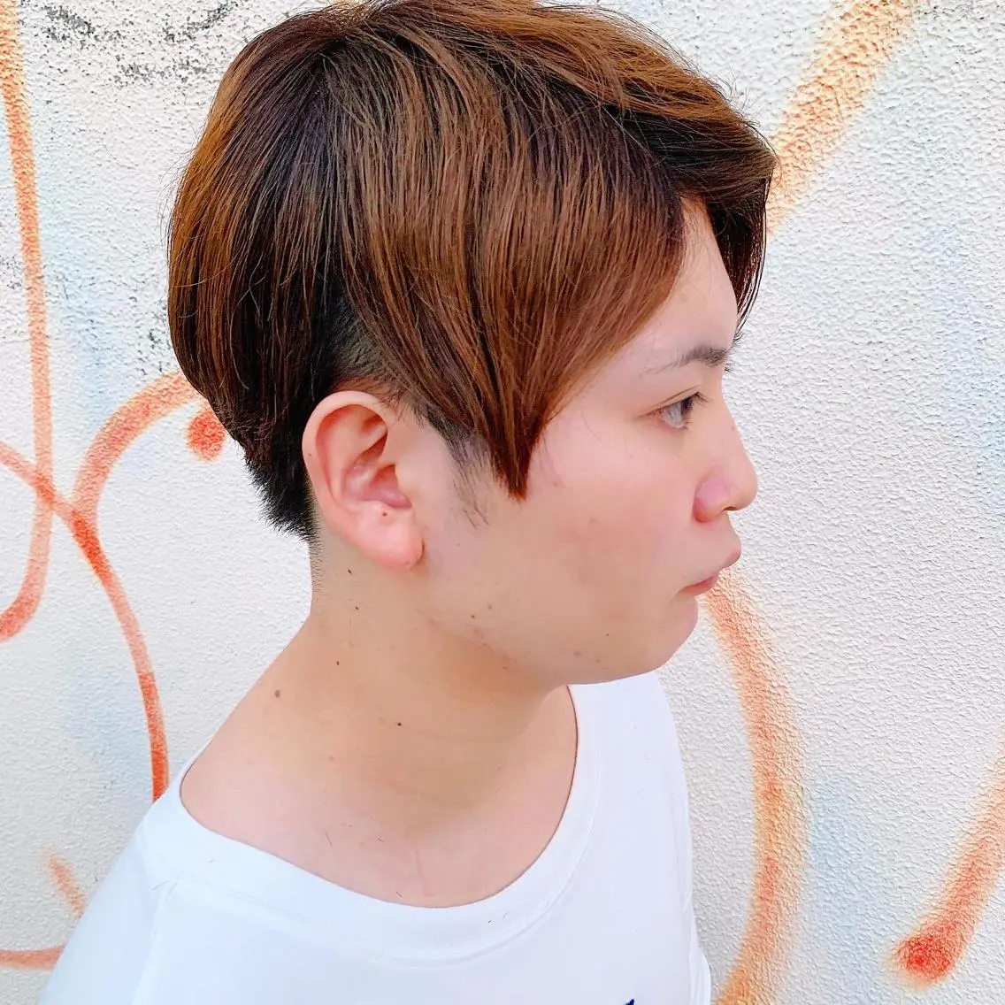 ショート カラー メンズ 中川 竜誠のヘアスタイル