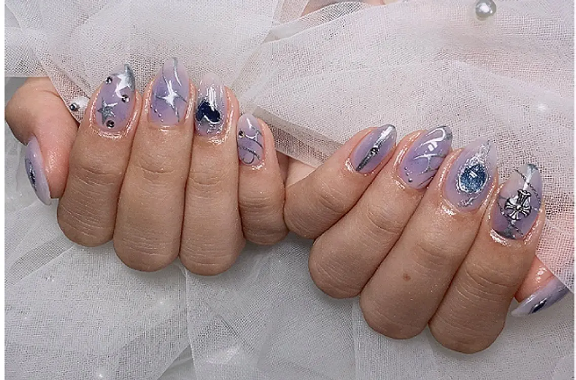 ネイル ハンドネイル 日暮里2 lavenderのネイルデザイン