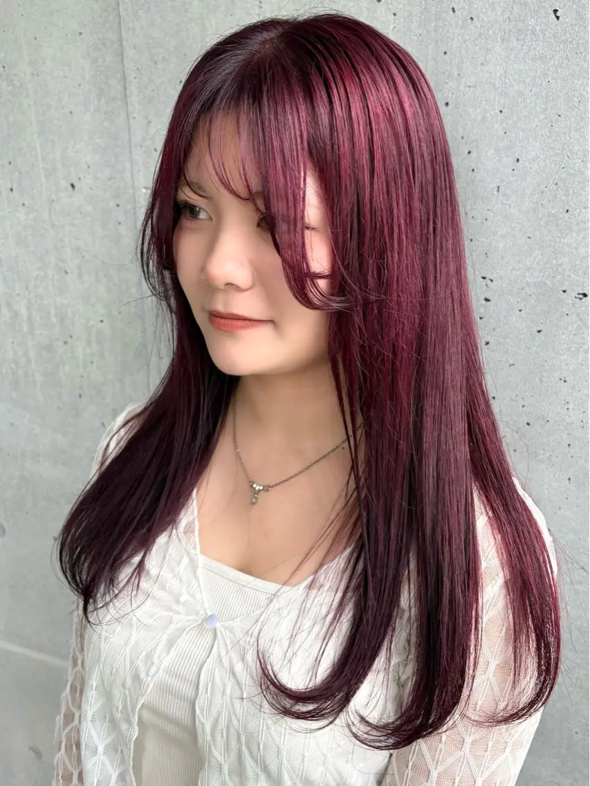 【 レディース限定！】⌇１ブリーチ＋﻿カラー🎨⌇(ケア剤付き🙆‍♀️)の写真