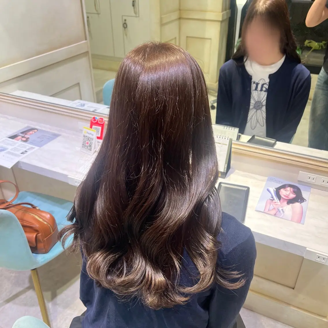 ミディアム カラー ヘアカラー トリートメント 💖ダブルカラー/ ケアカラー/レナ💖のヘアスタイル