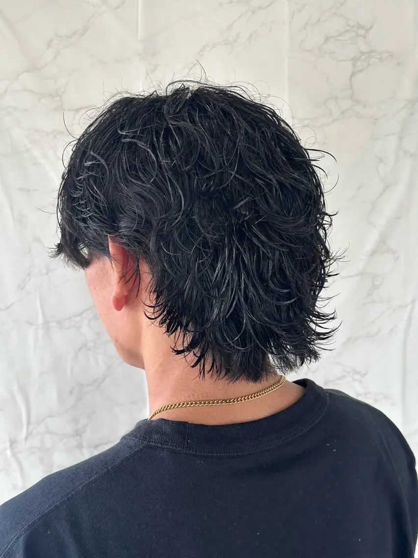 ミディアム パーマ ミディアムパーマ 福本 ルミのヘアスタイル
