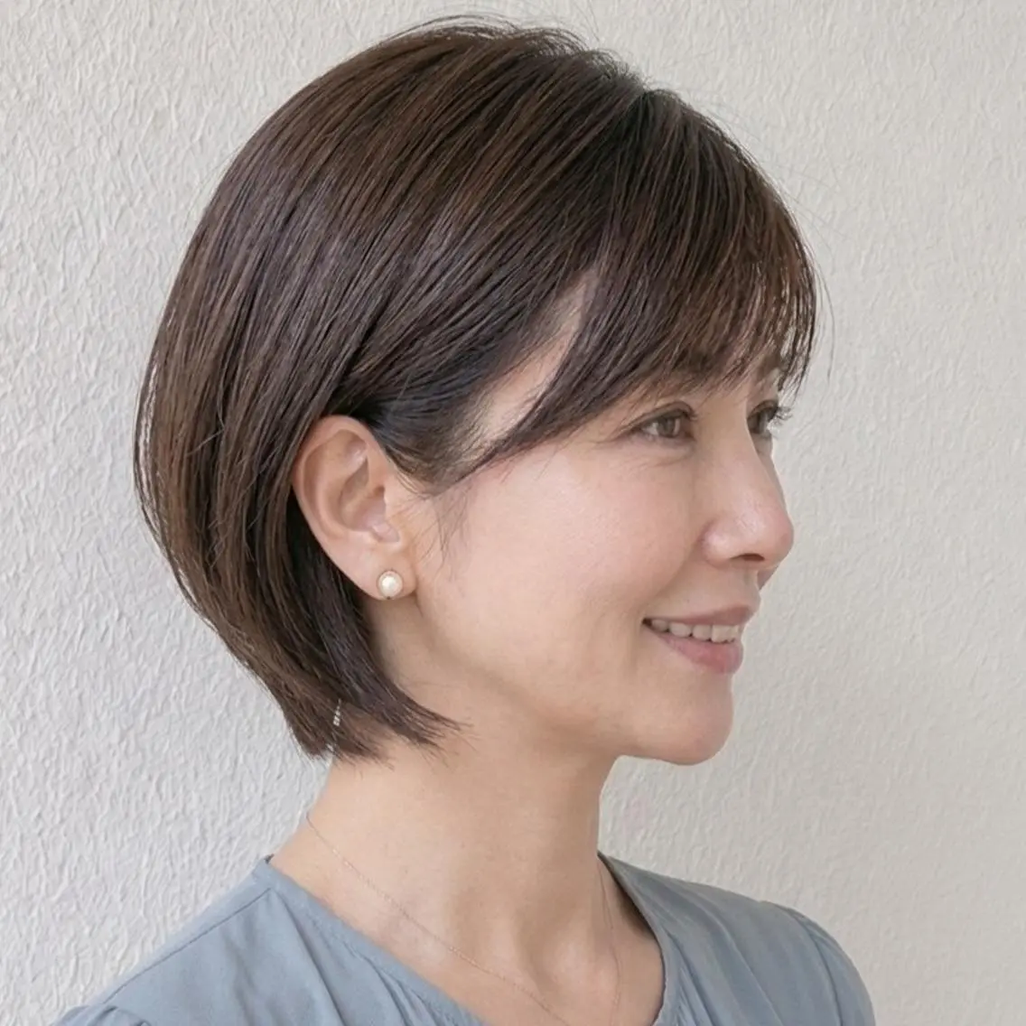 ショート 庭木華瑠🐾ボブ🧡 透明感カラー✨のヘアスタイル
