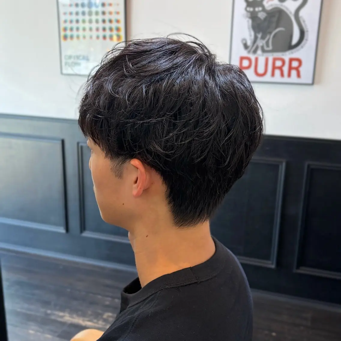 メンズ メンズパーマ カット スズキ リコのヘアスタイル