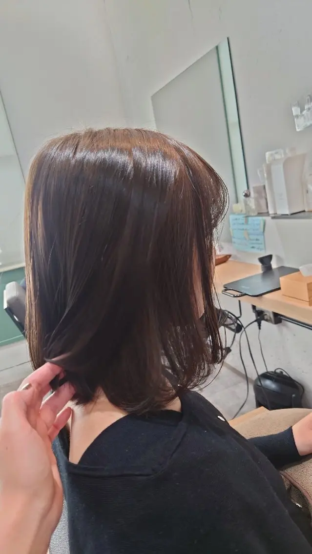 ミディアム 金森 友章のヘアスタイル