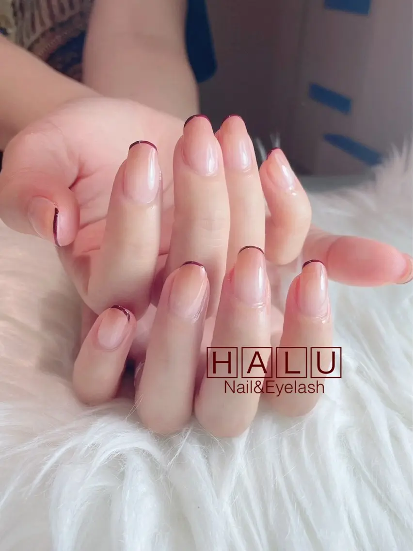 ネイル シンプルネイル HALU ハルのネイルデザイン